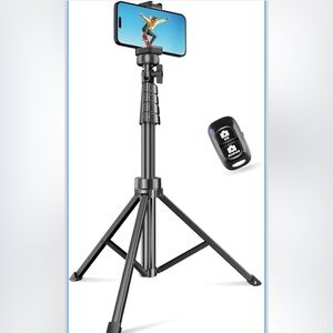 SENSYNE 62" Phone Tripod & Selfie Stick, Extendable Cell Phone Tripod Stand